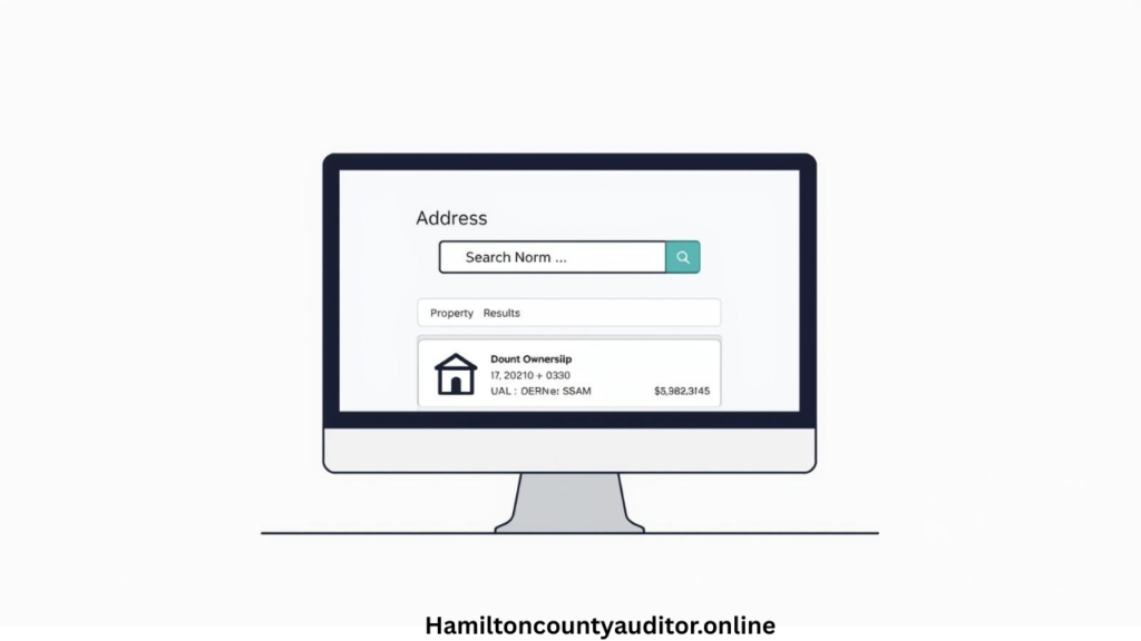 How to search property records by address in Hamilton County