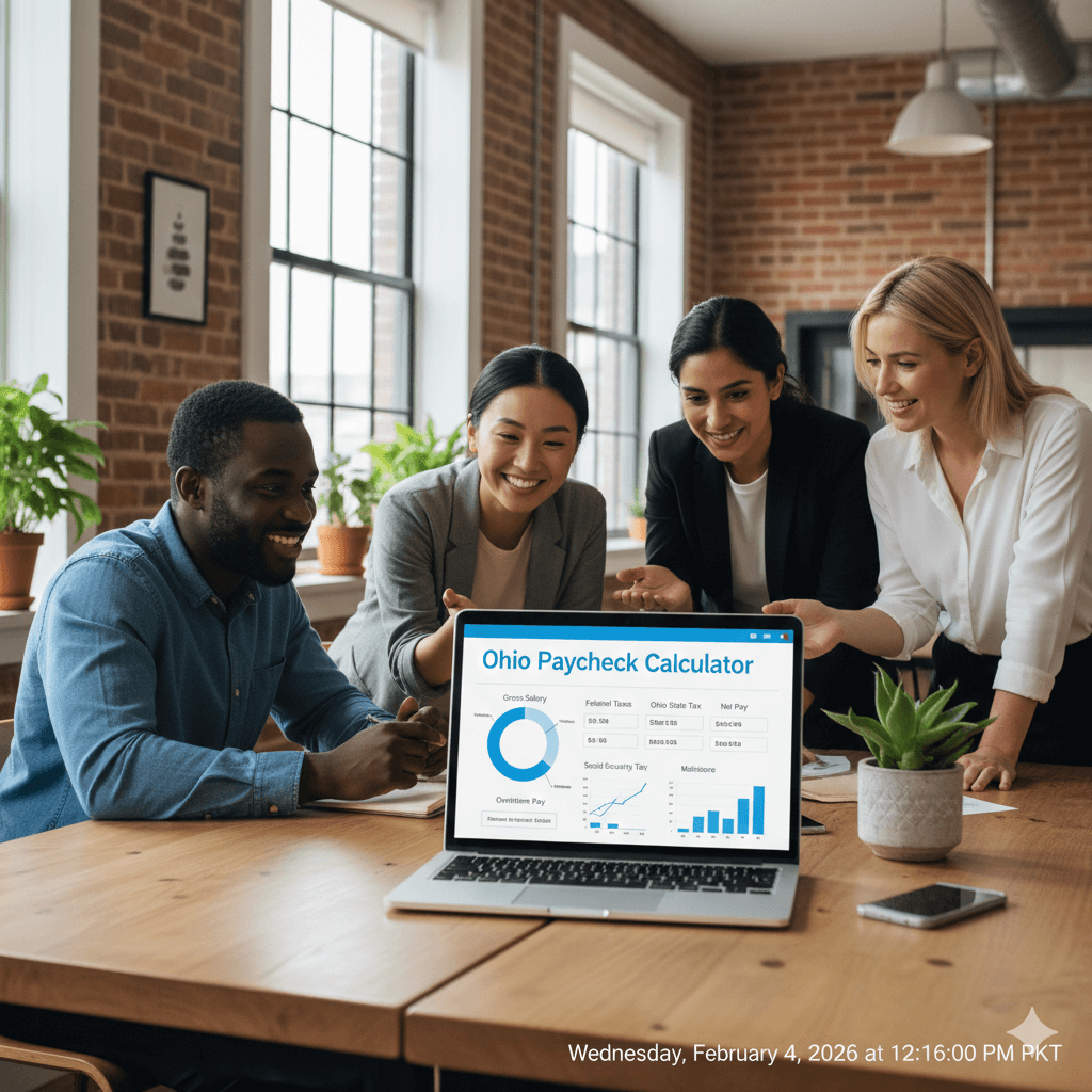 Ohio Paycheck & Salary Calculator – Hourly & Taxes