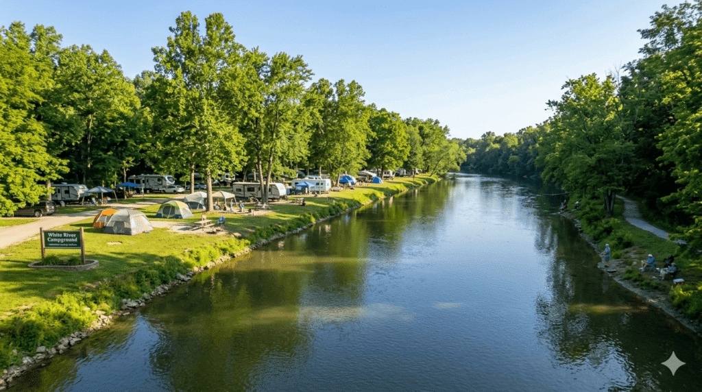 White River Campground Hamilton County Indiana