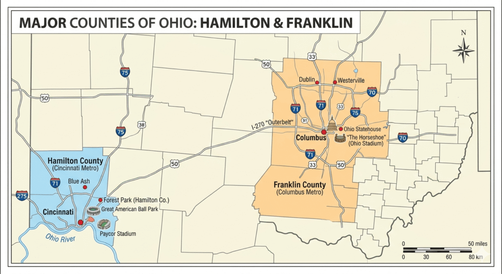 Hamilton County vs Franklin County